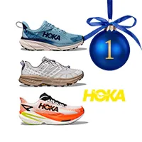 Verschiedene HOKA Laufschuhe als sportlicher Hauptgewinn hinter Türchen 1.